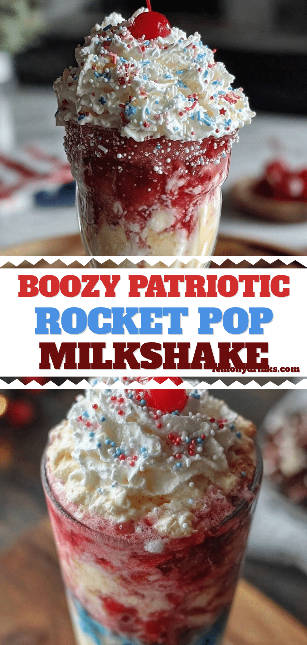creamy boozy rocket pop milkshake recipe