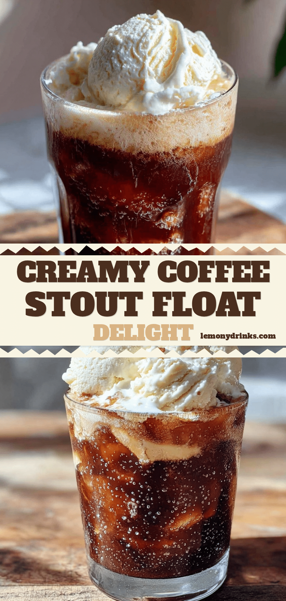 creamy coffee stout float recipe