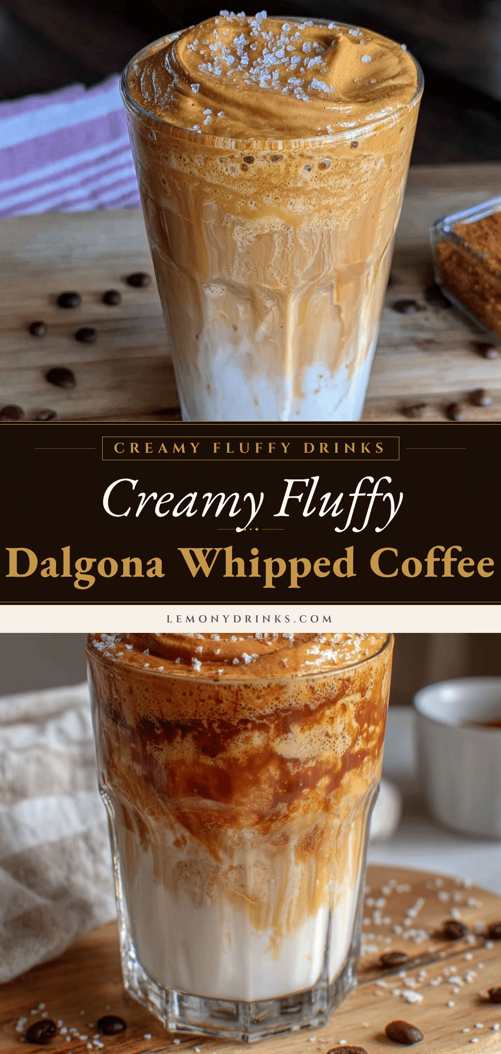 creamy dalgona whipped coffee recipe