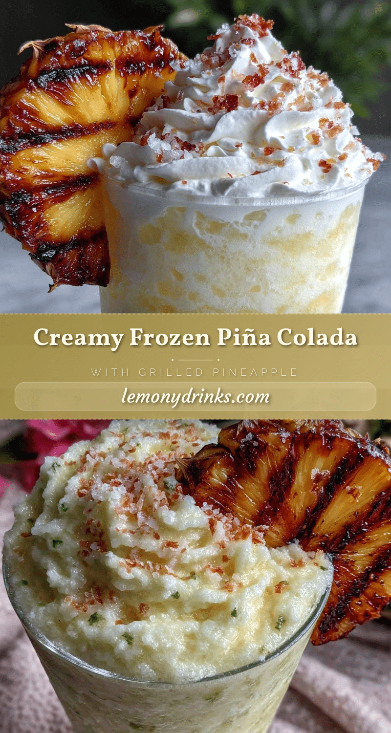 creamy frozen piña colada recipe