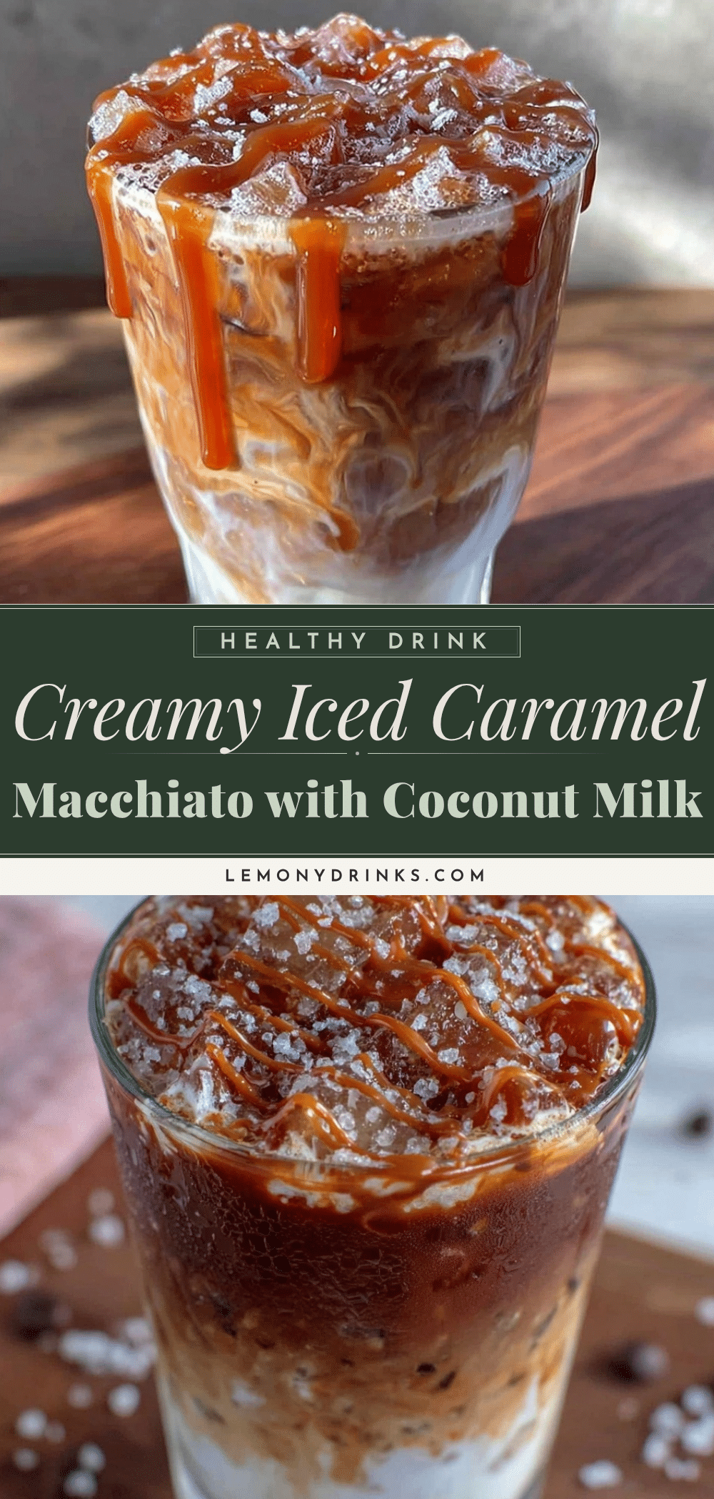 creamy iced caramel macchiato with coconut milk recipe