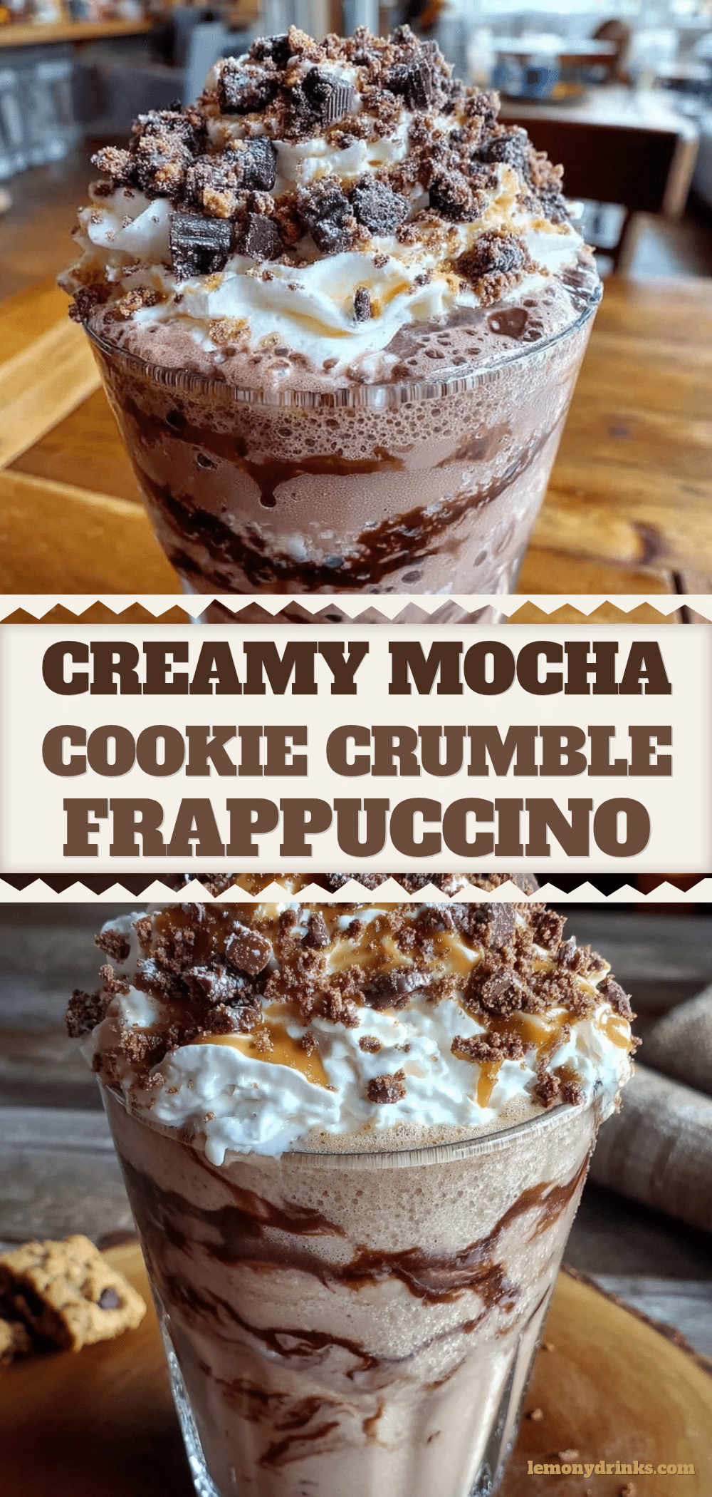 creamy mocha cookie crumble frappuccino recipe recipe