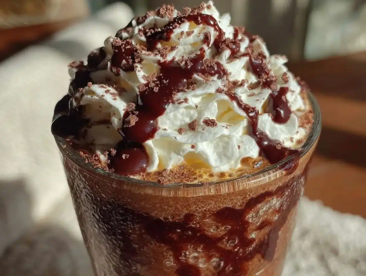 creamy mocha frappuccino copycat recipe preparation steps