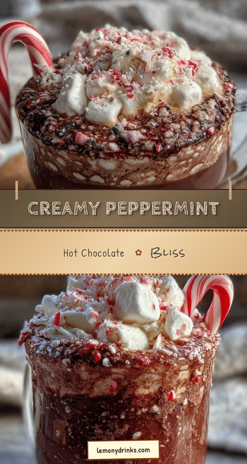 creamy peppermint hot chocolate recipe