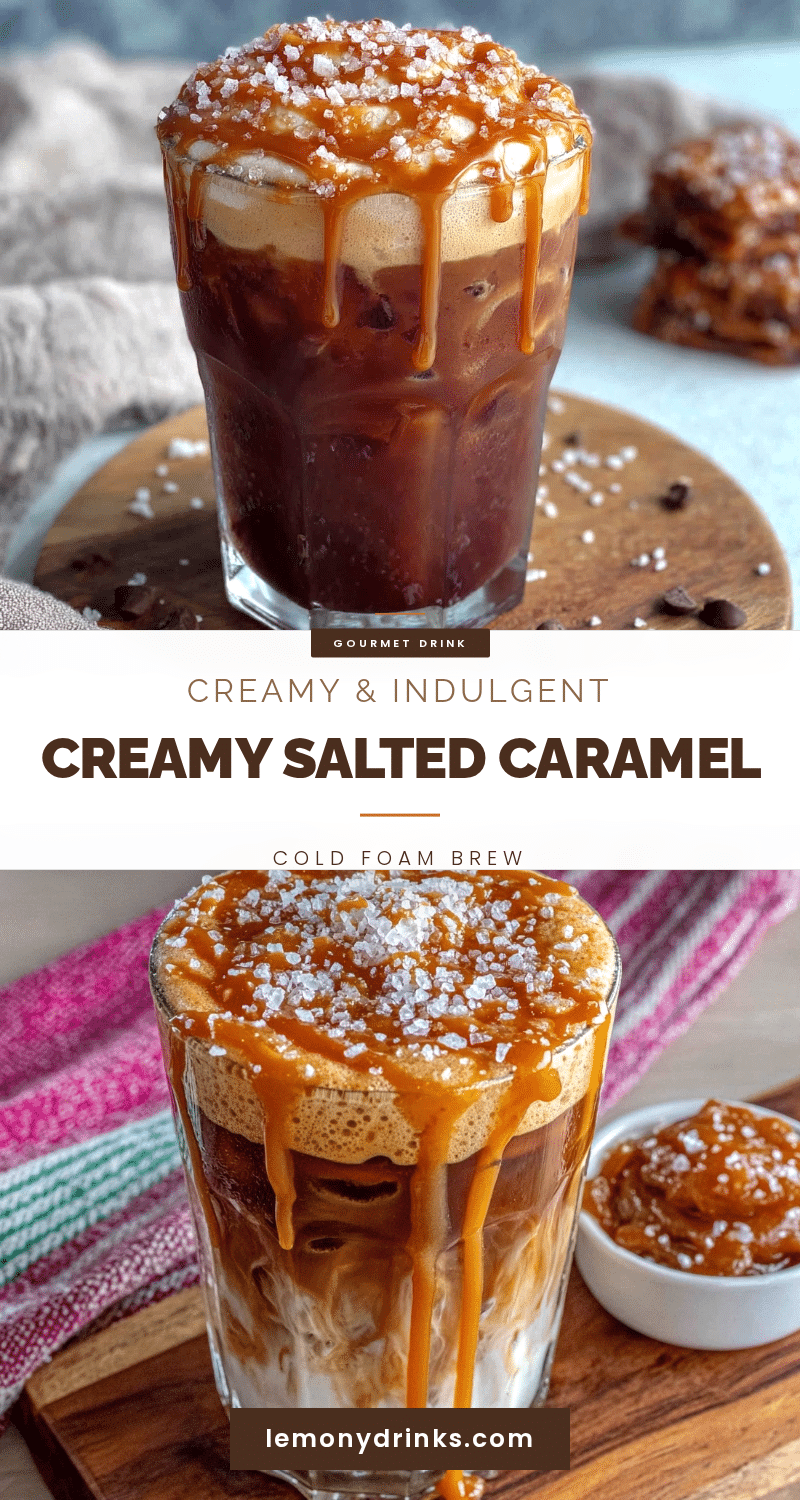 creamy salted caramel cold foam cold brew recipe recipe