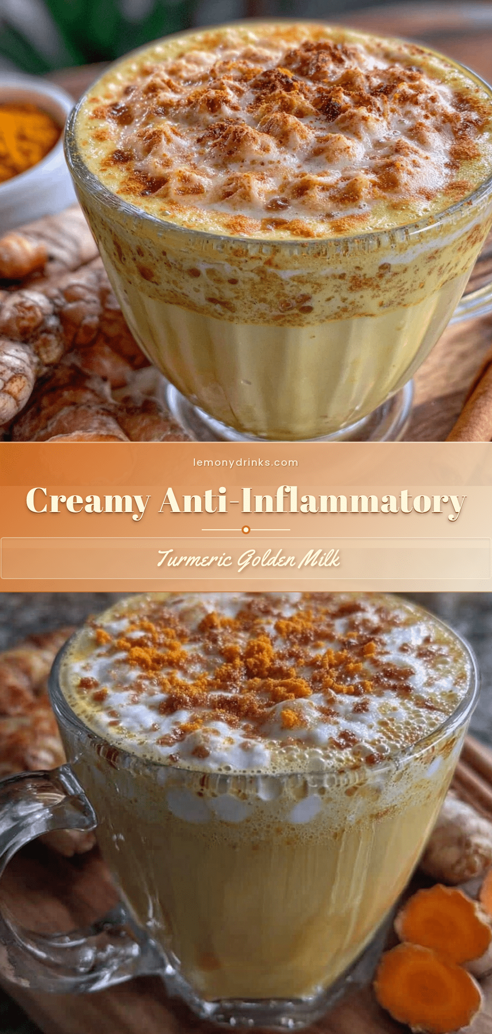 creamy turmeric golden milk latte recipe