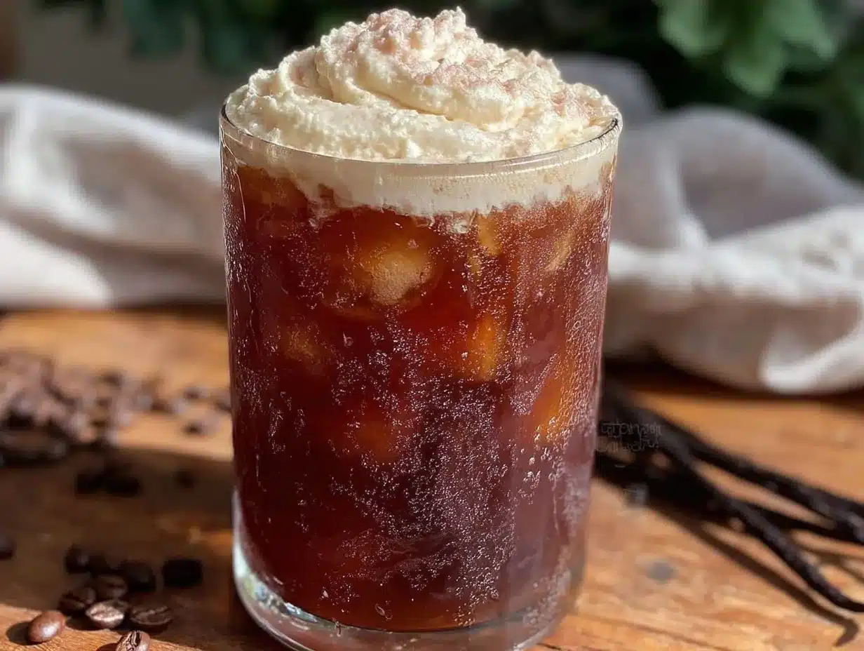 creamy vanilla cold brew preparation steps
