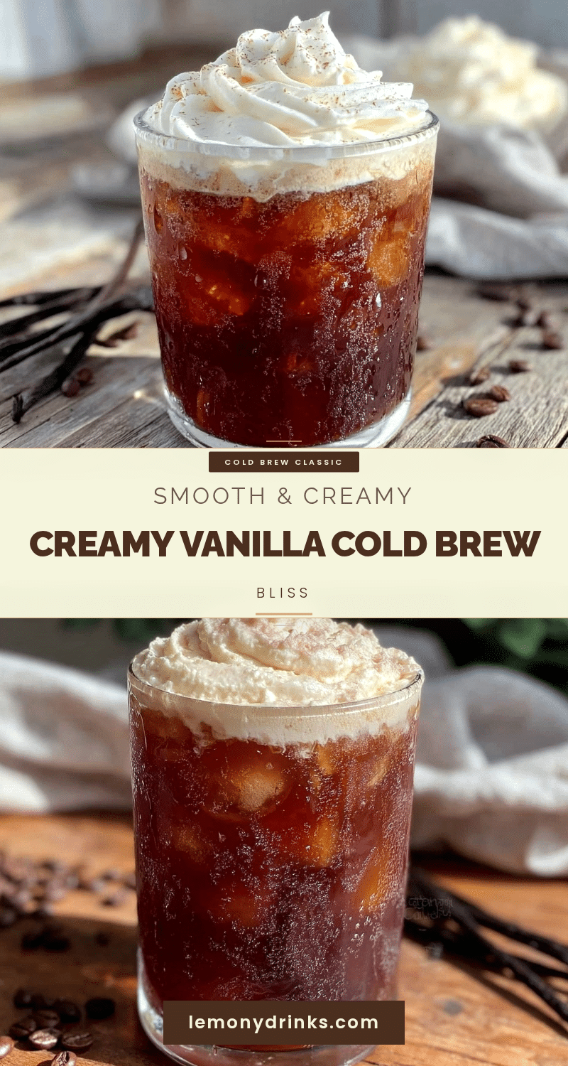 creamy vanilla cold brew recipe