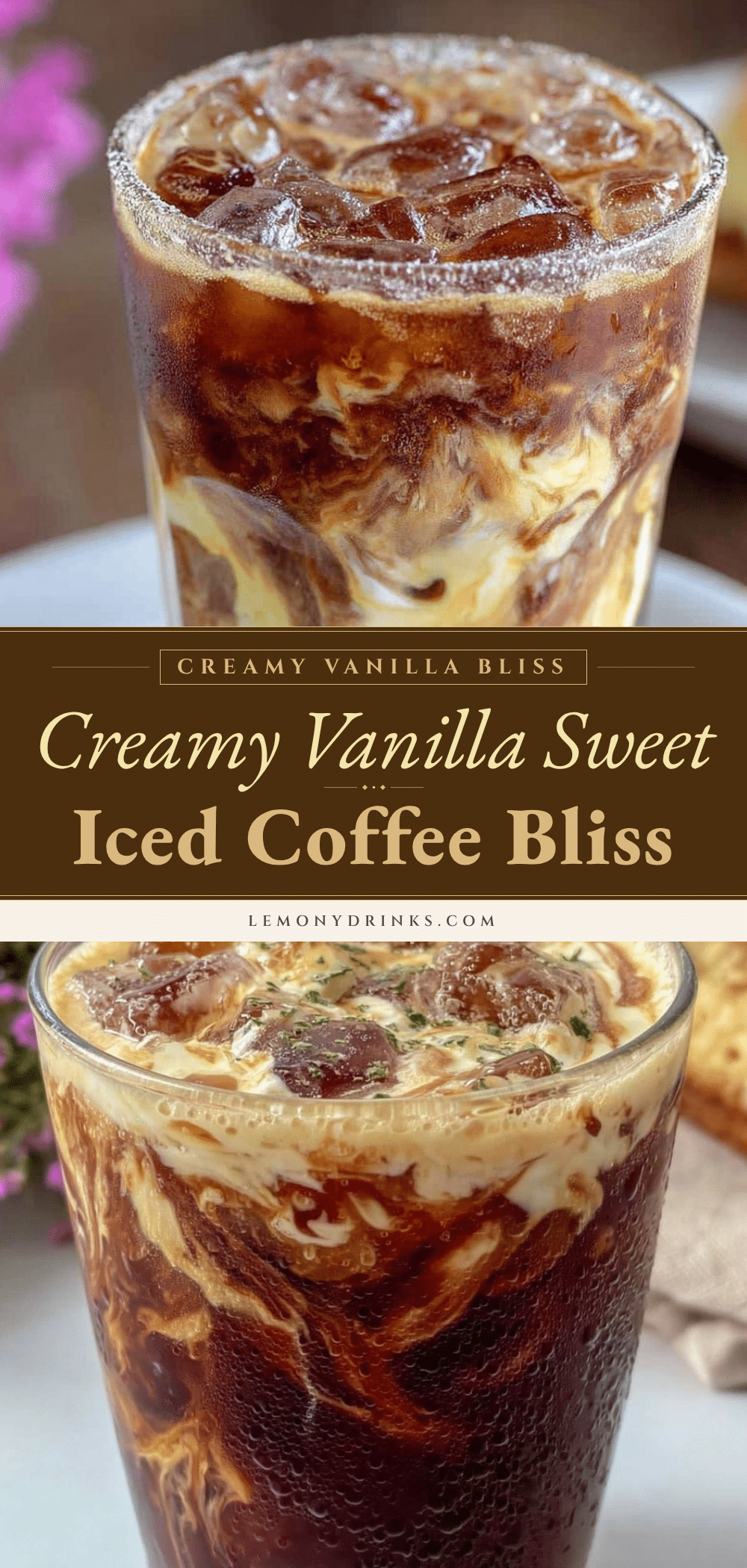 creamy vanilla sweet cream iced coffee recipe