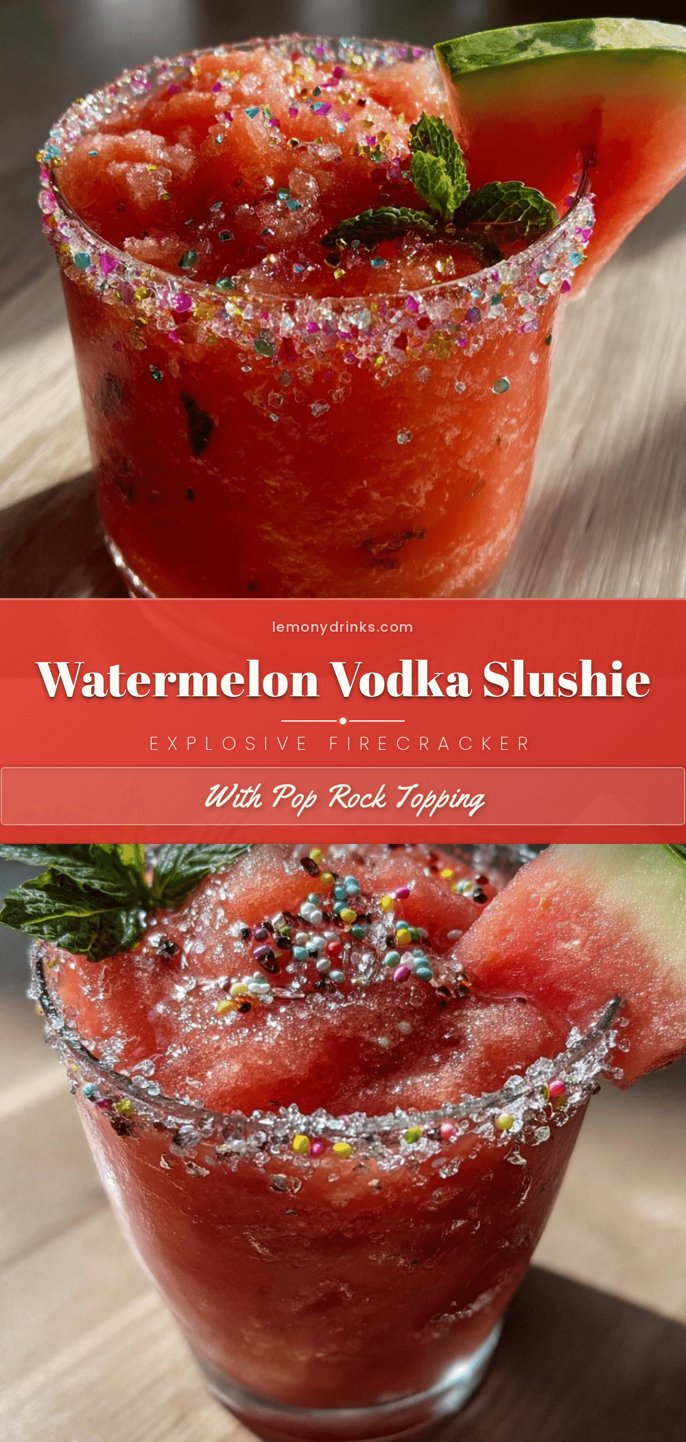 firecracker watermelon vodka slushie recipe