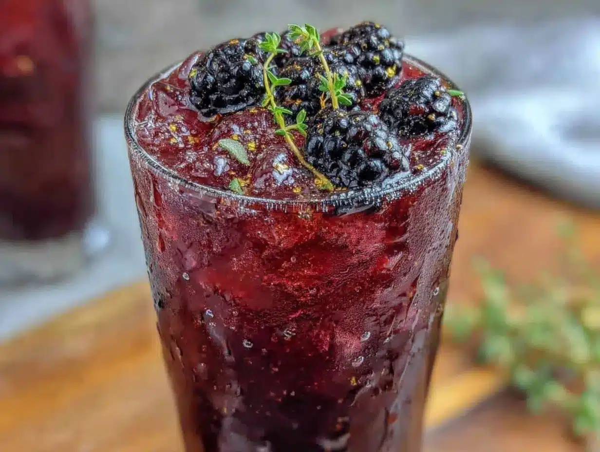 fresh blackberry sage lemonade recipe preparation steps