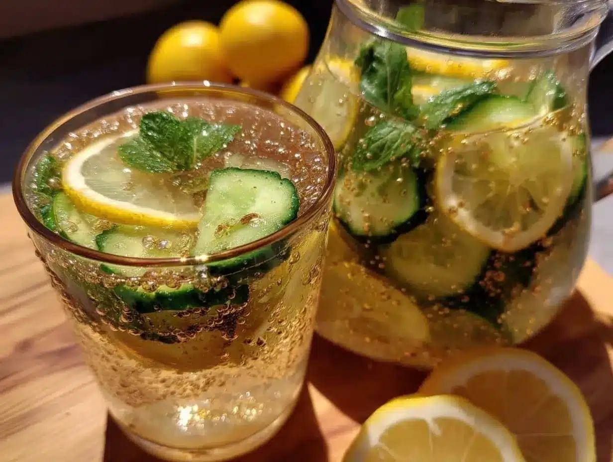 fresh detox water preparation steps