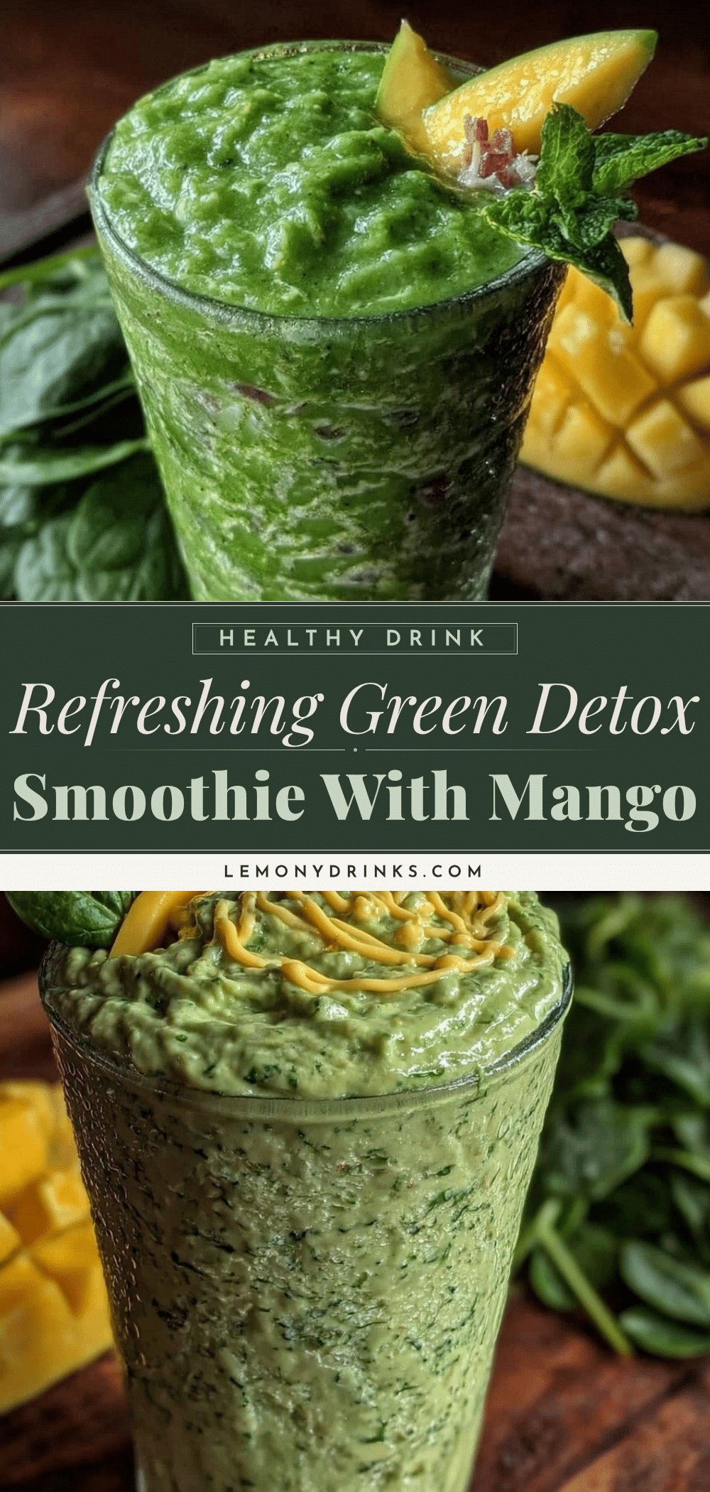 fresh green detox smoothie recipe