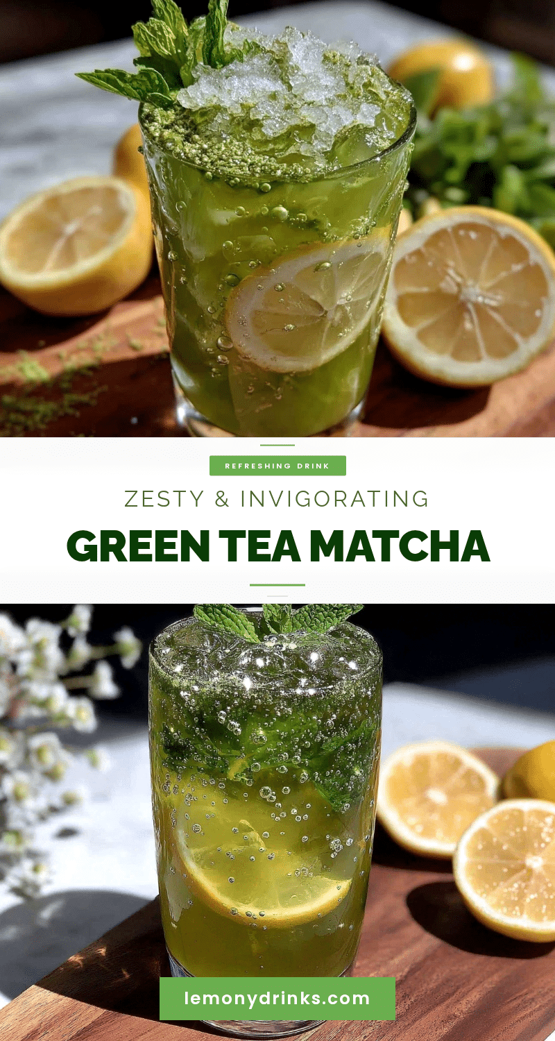 fresh green tea matcha lemonade recipe