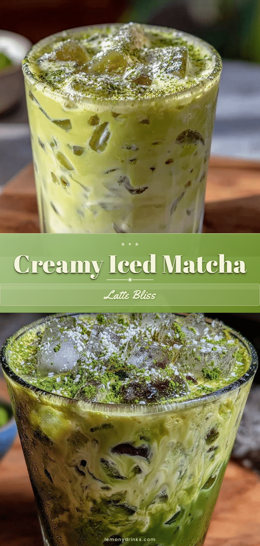 fresh iced matcha latte recipe