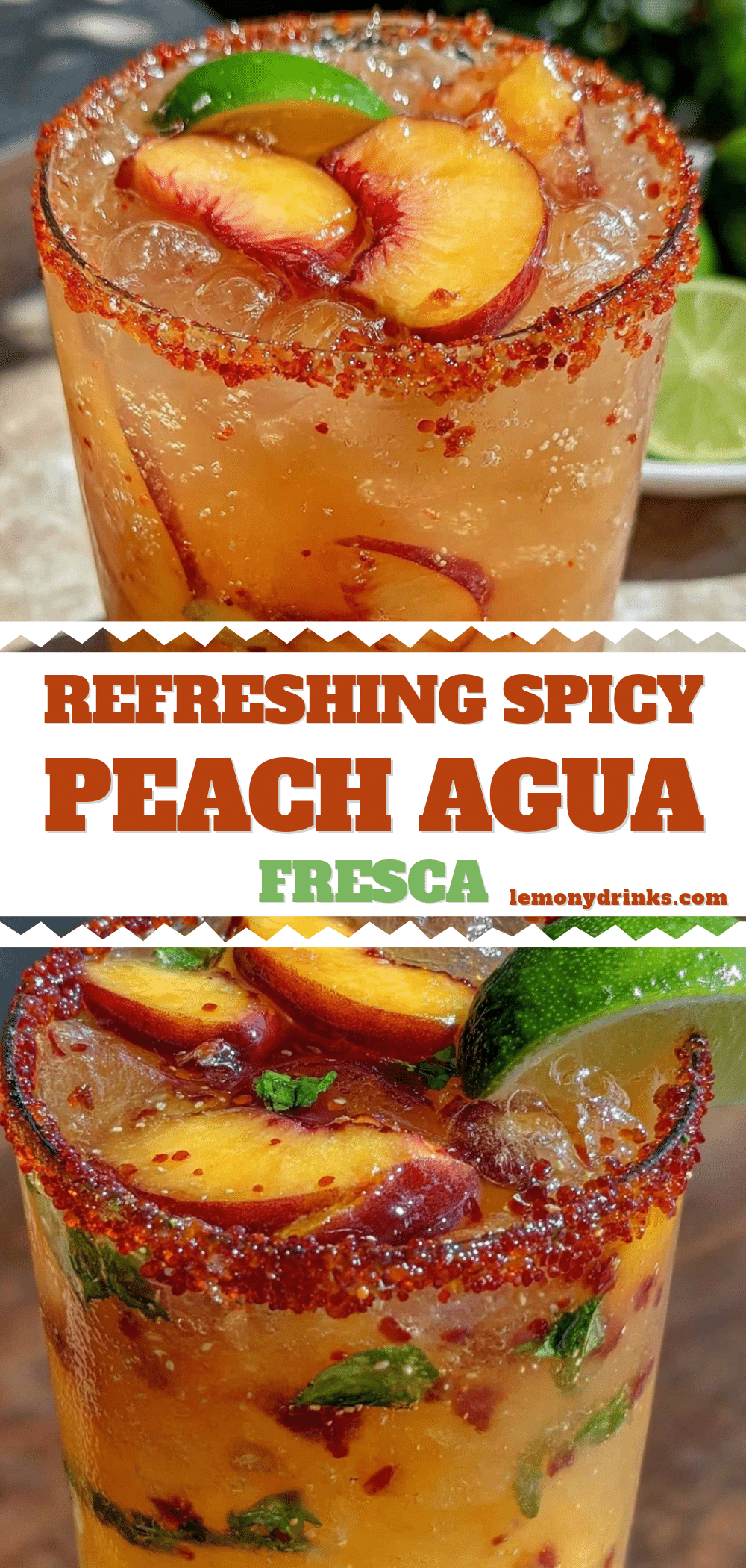 fresh peach agua fresca recipe