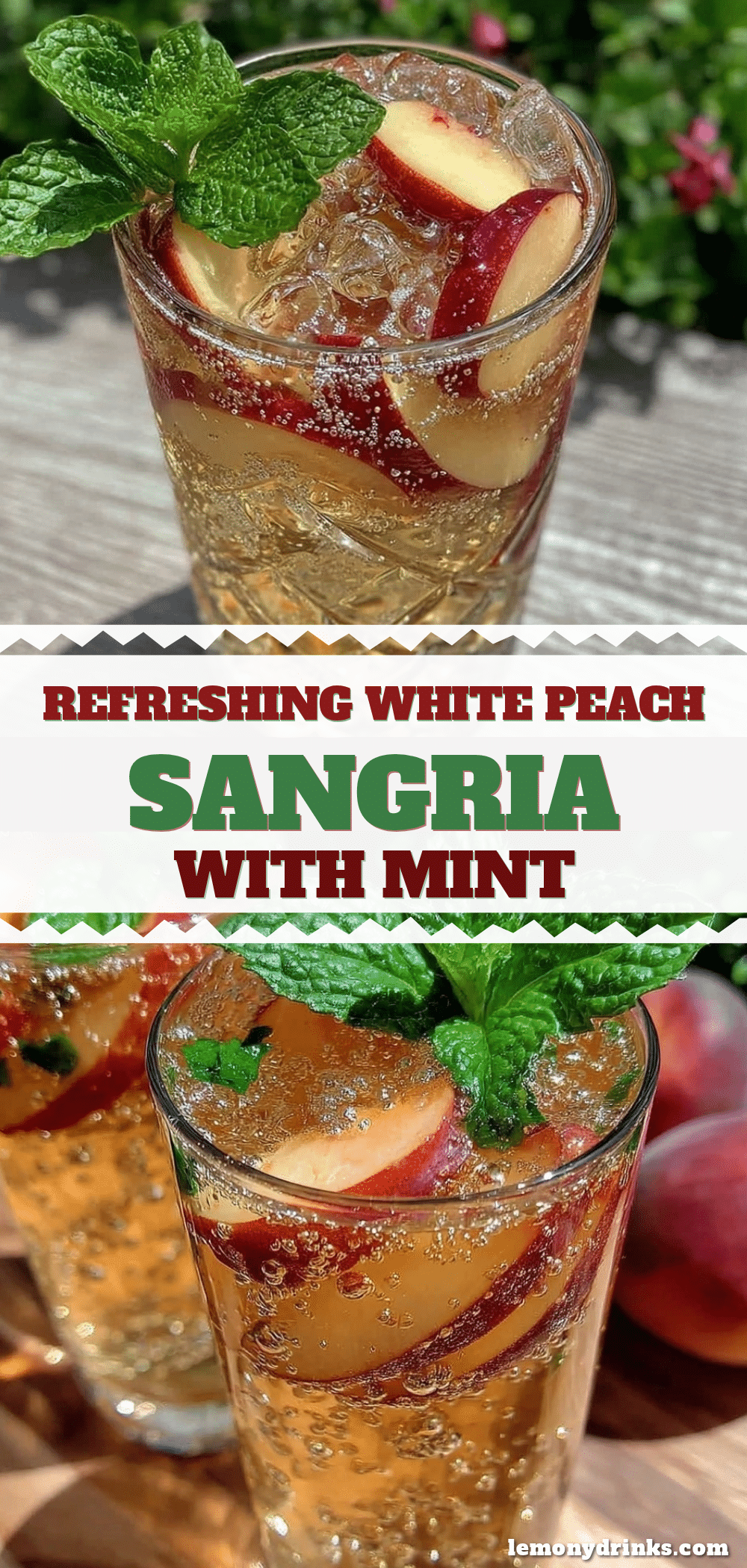 fresh white peach sangria recipe