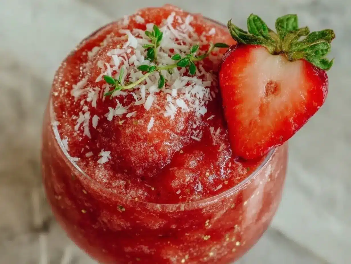 frozen strawberry daiquiri preparation steps