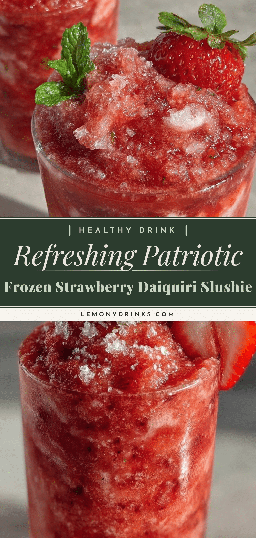 frozen strawberry daiquiri slushie recipe