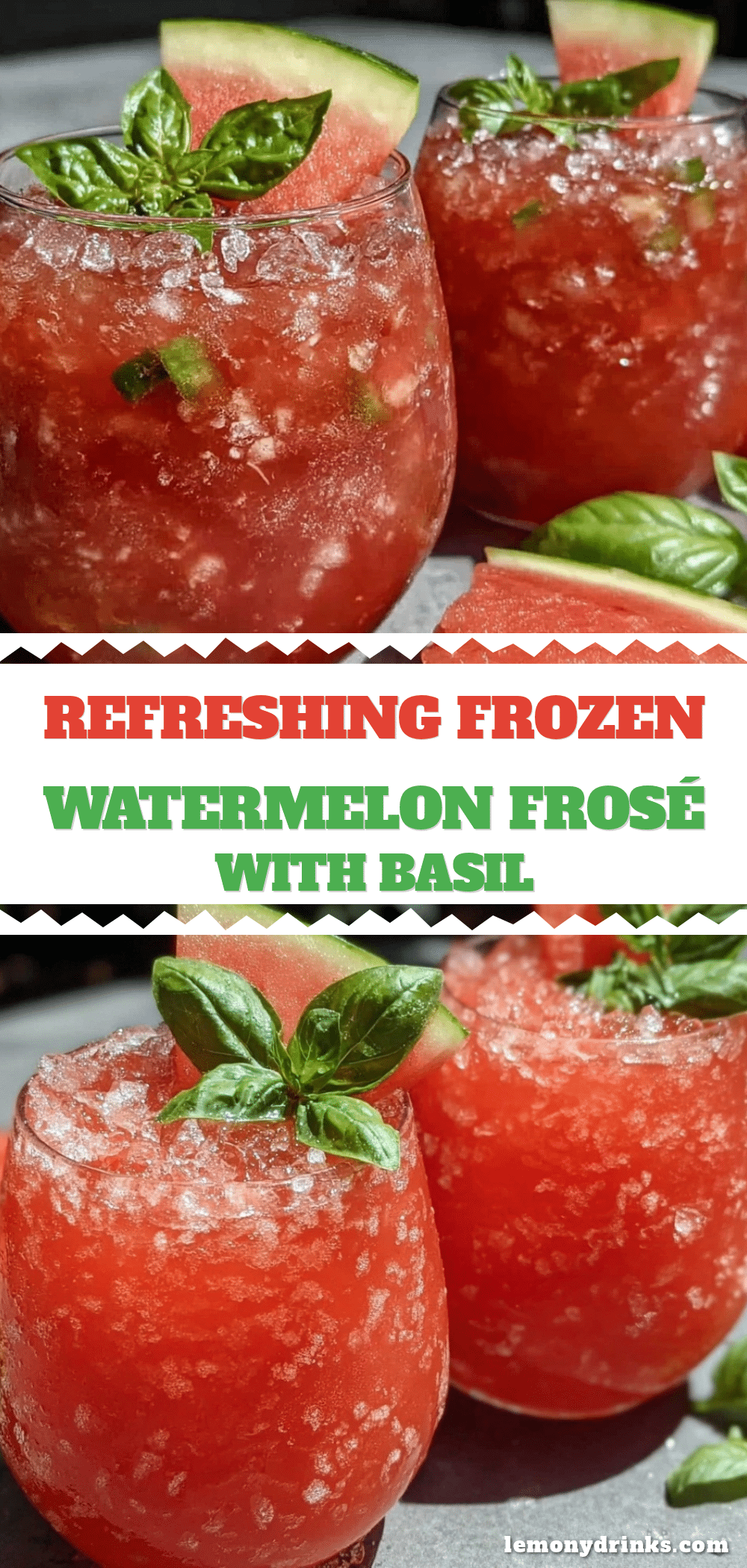 frozen watermelon frosé recipe