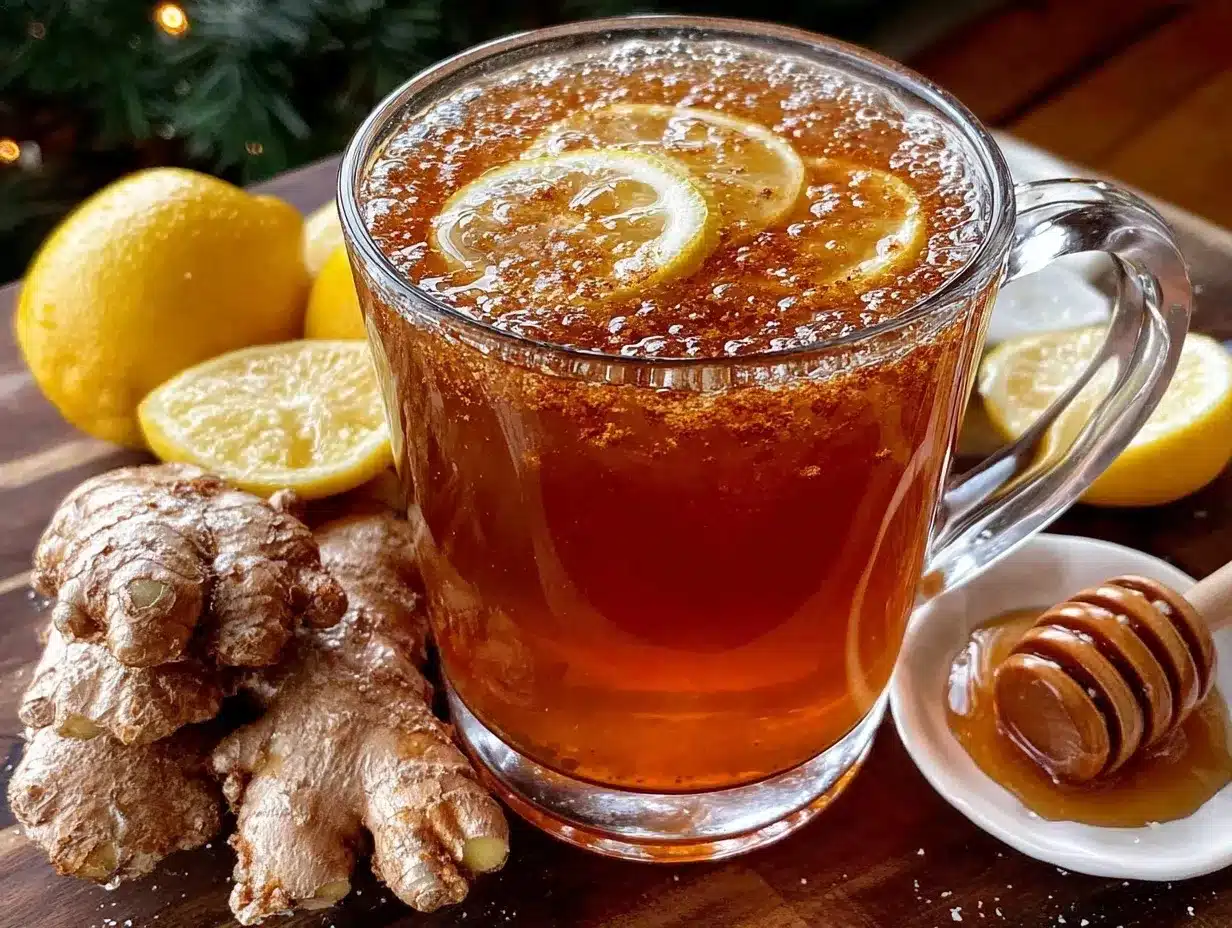 ginger lemon honey tea preparation steps