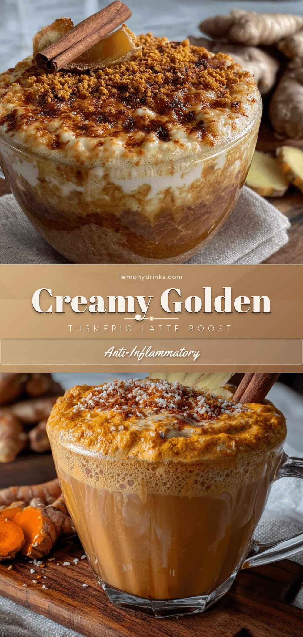healthy golden turmeric latte recipe