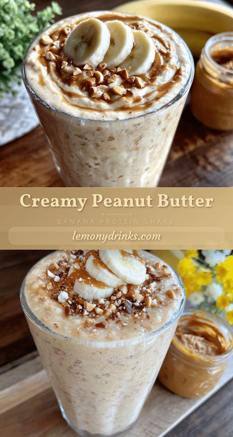 healthy peanut butter banana protein smoothie recipe