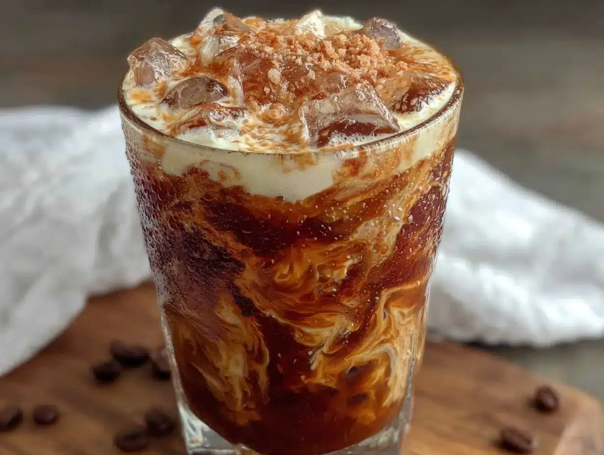 iced brown sugar oat milk shaken espresso preparation steps