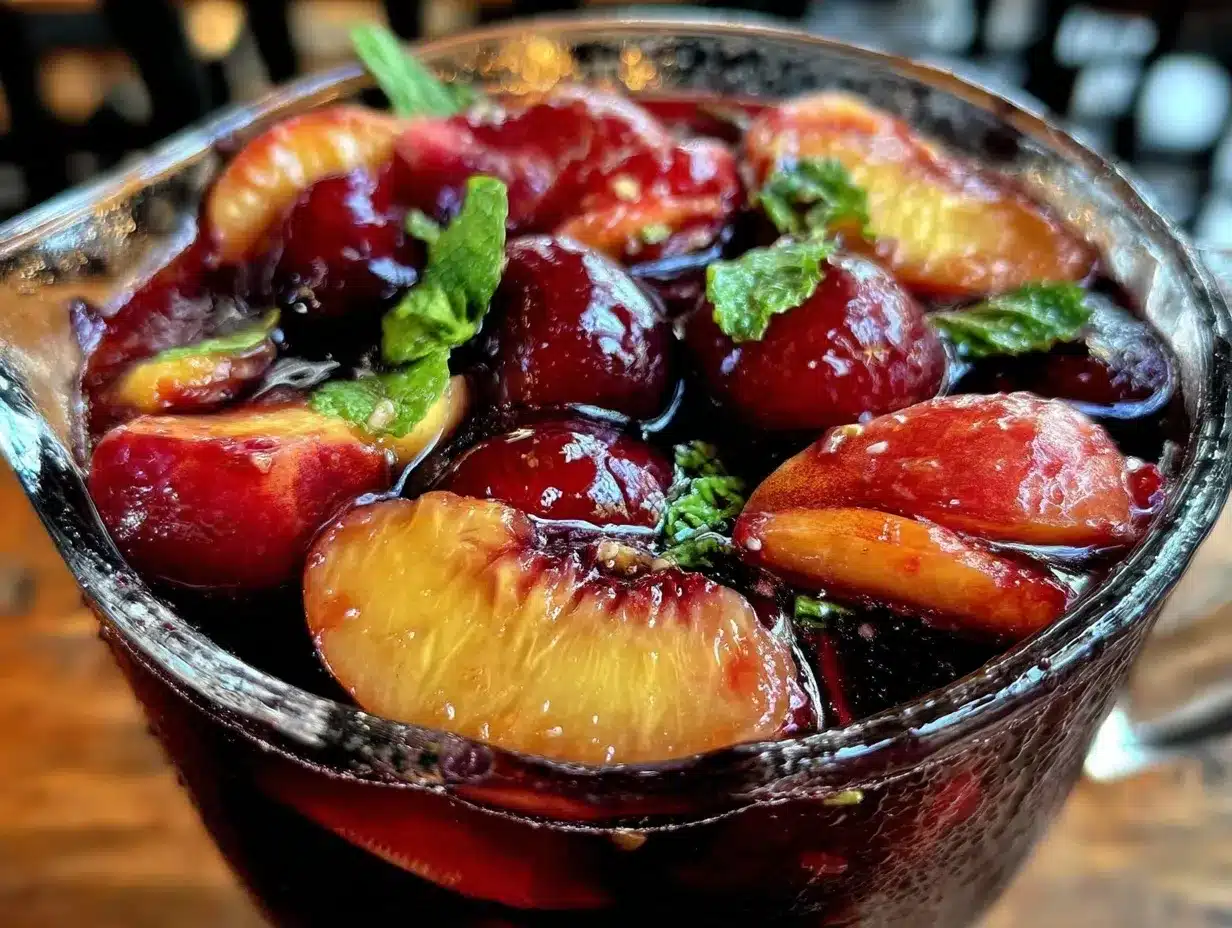large batch sangria preparation steps