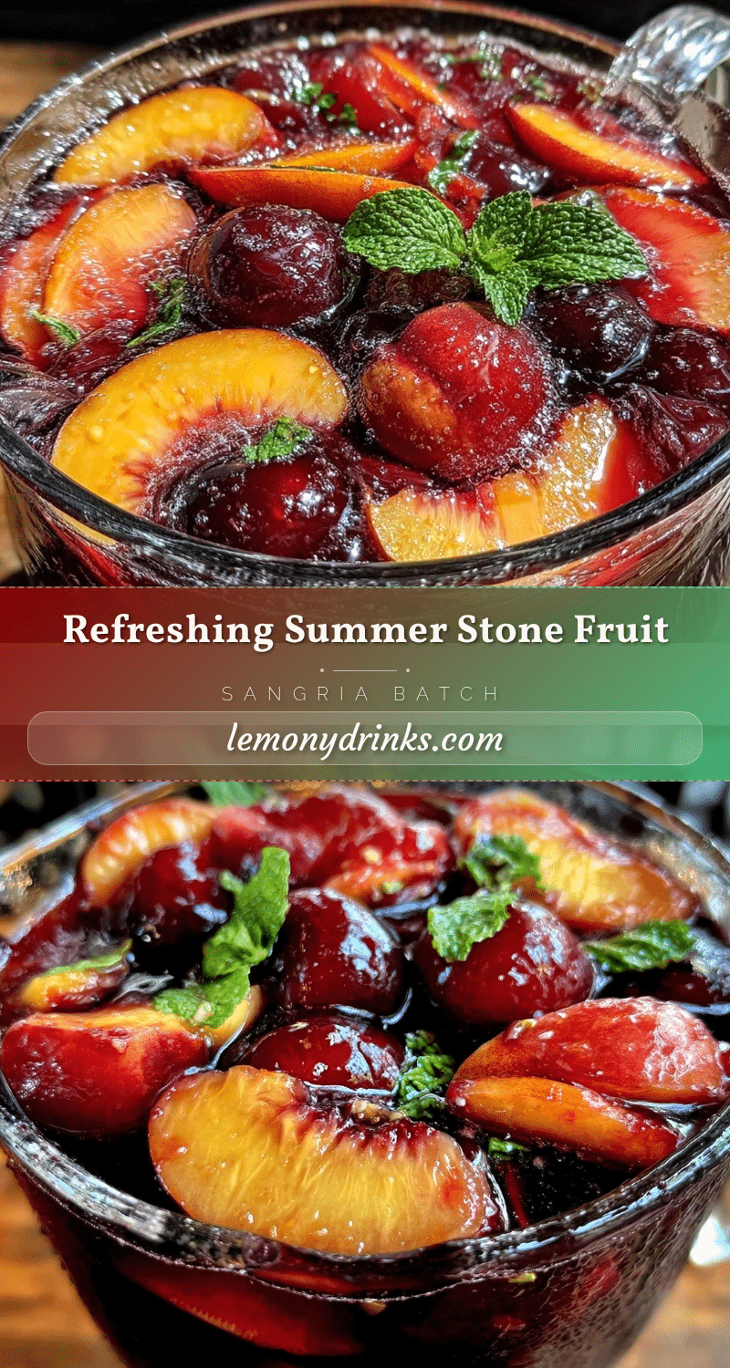large batch sangria recipe
