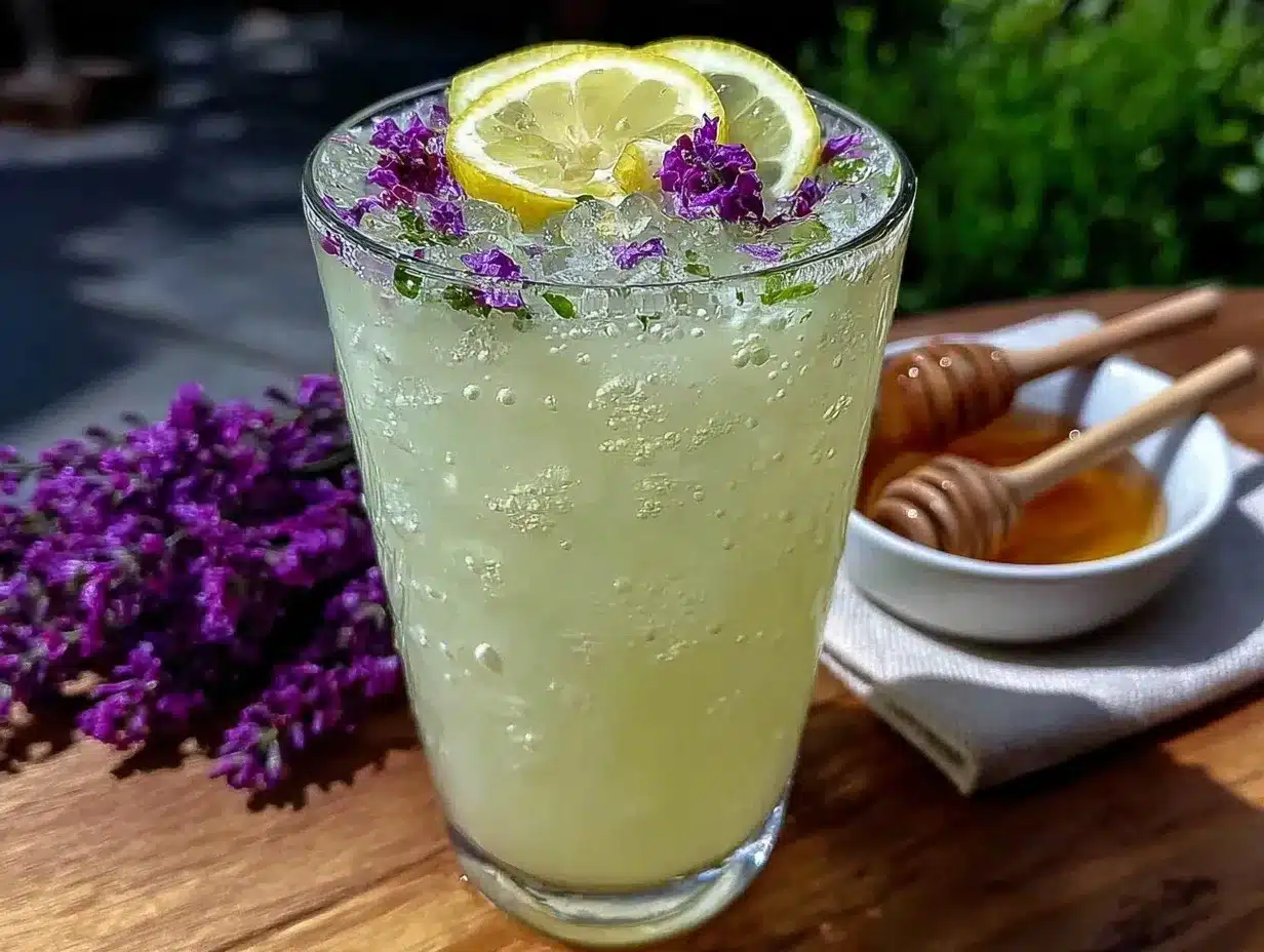 lavender honey lemonade preparation steps