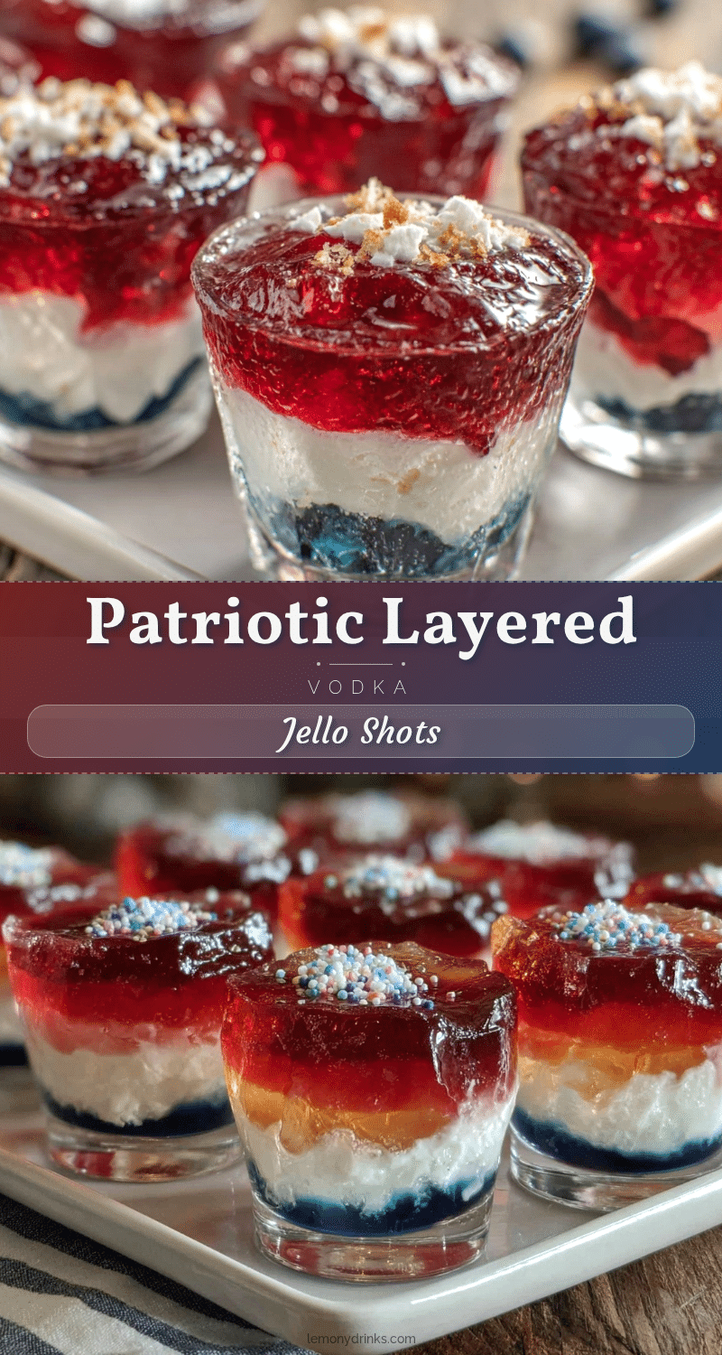 layered flag jello shots with vodka recipe