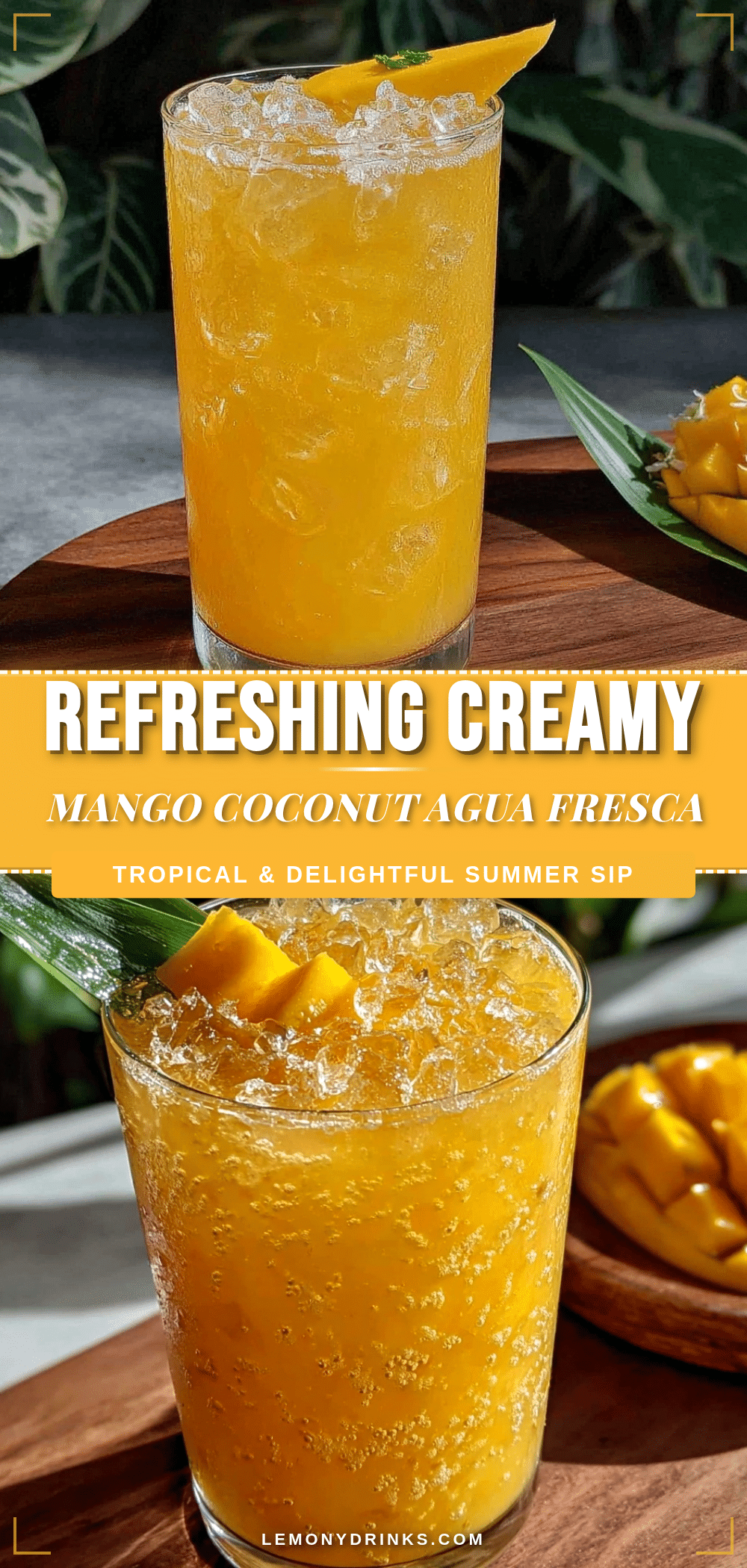 mango coconut agua fresca recipe