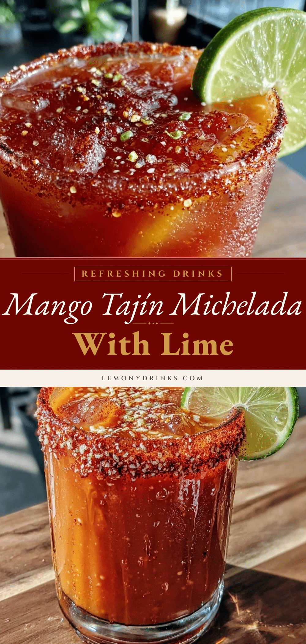 Mango Tajín Michelada recipe
