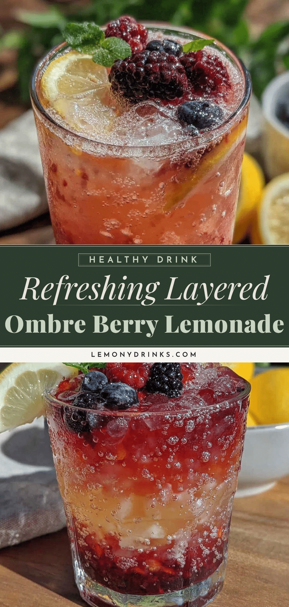 ombre berry lemonade recipe