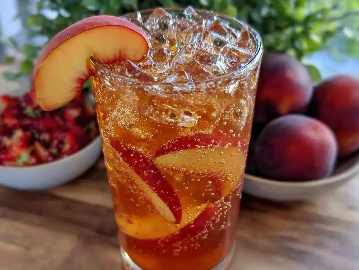 peach green tea preparation steps