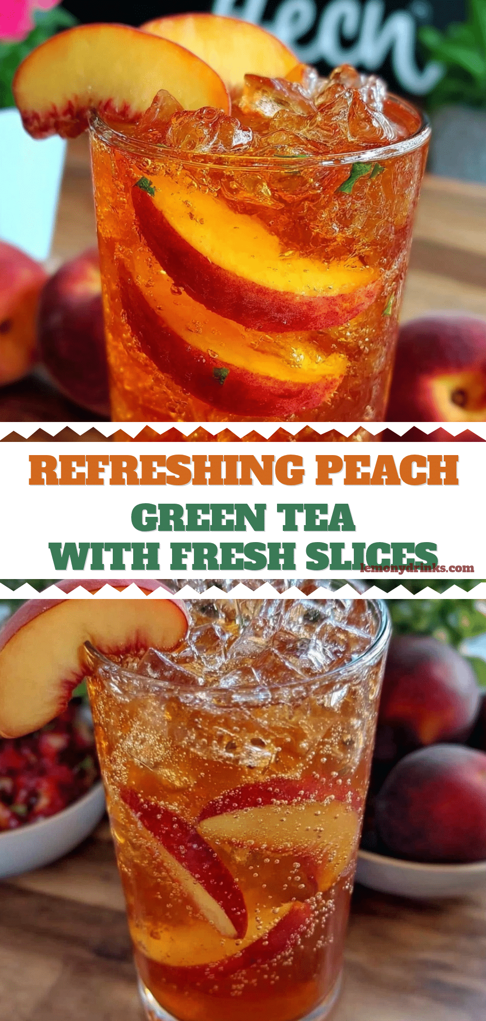 peach green tea recipe