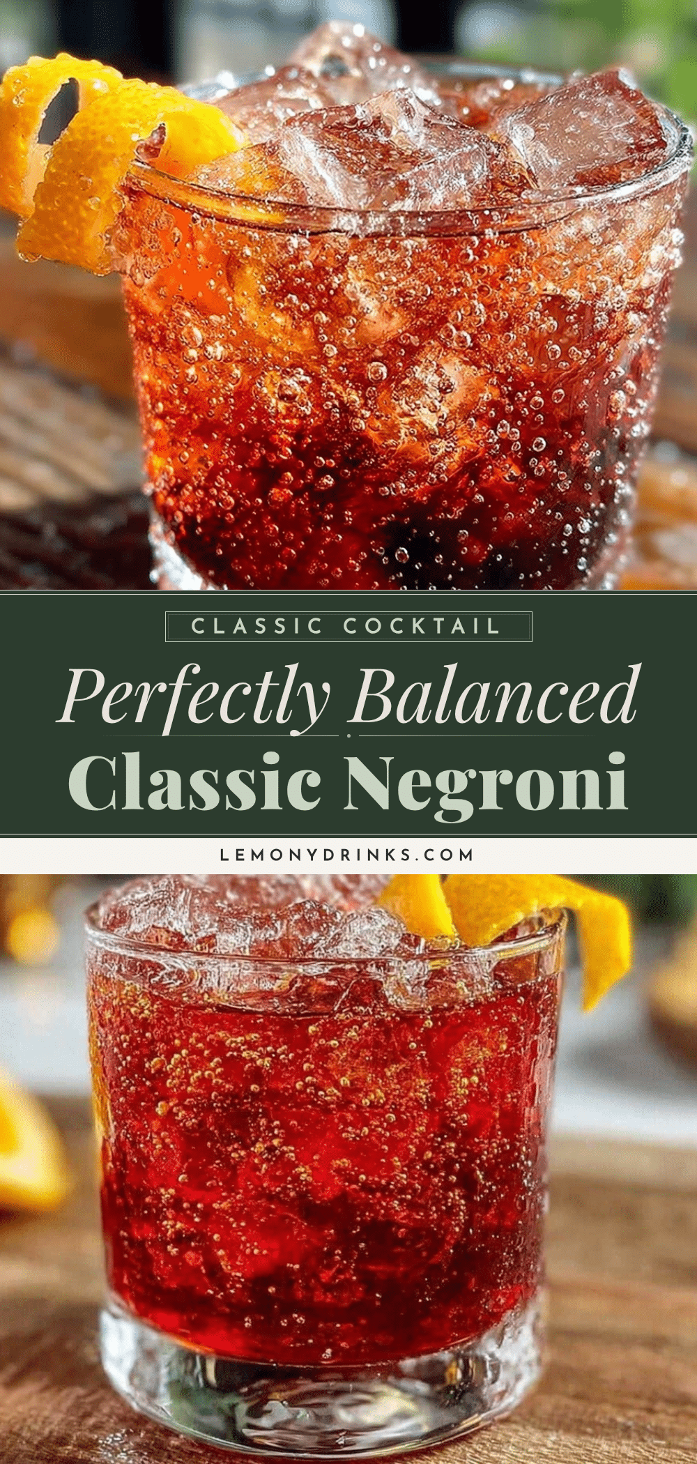 perfect classic negroni cocktail recipe recipe