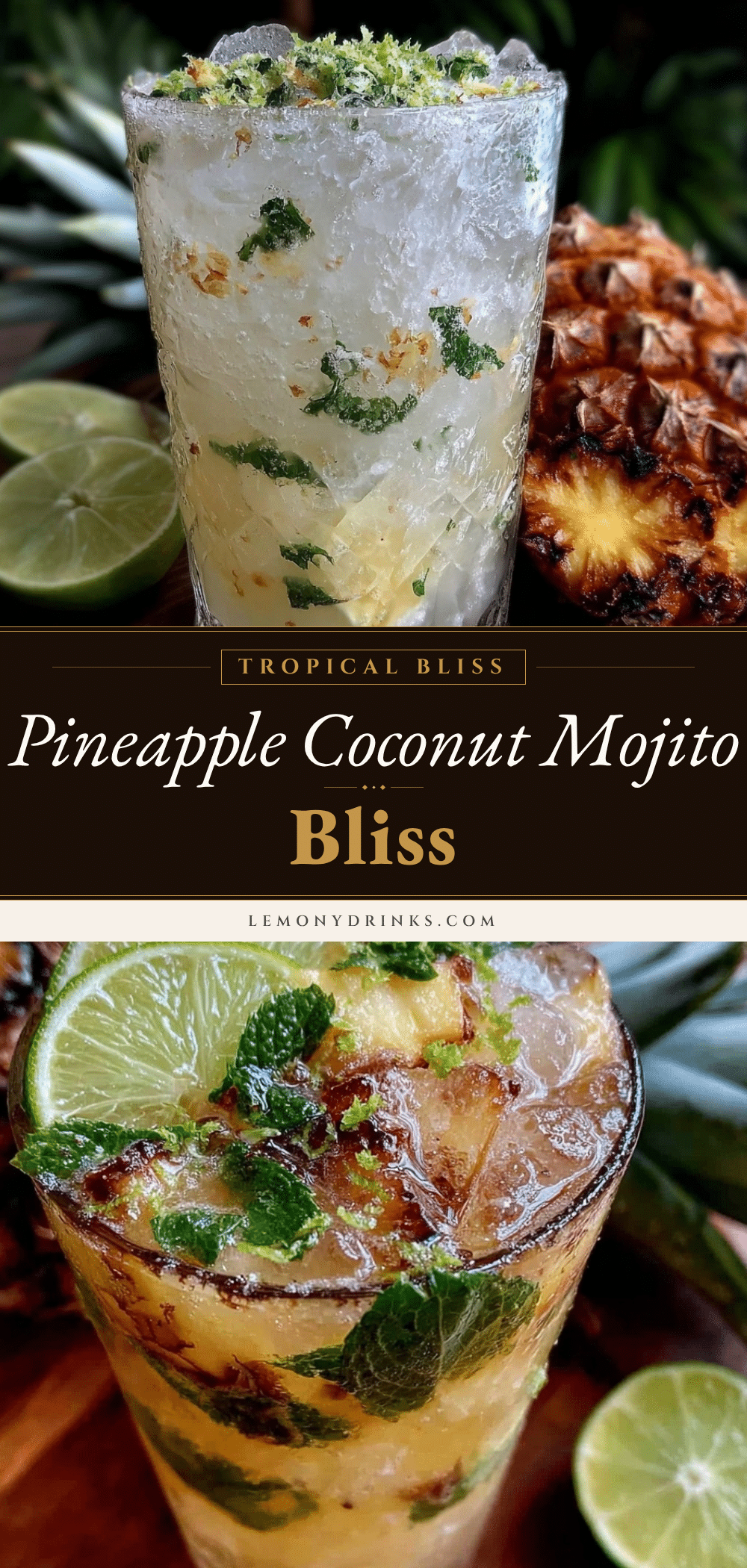 pineapple coconut mojito recipe