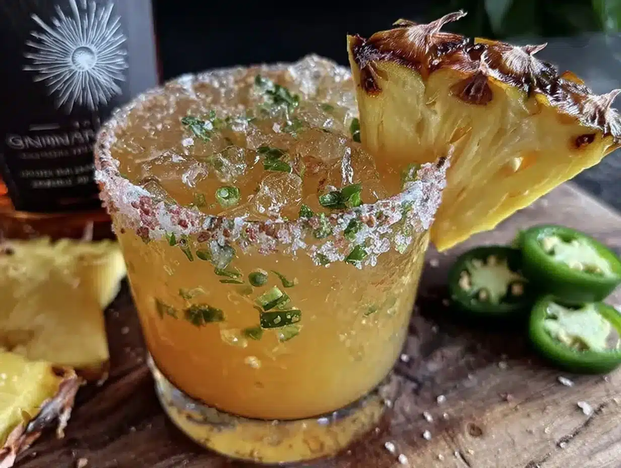pineapple jalapeño margarita preparation steps