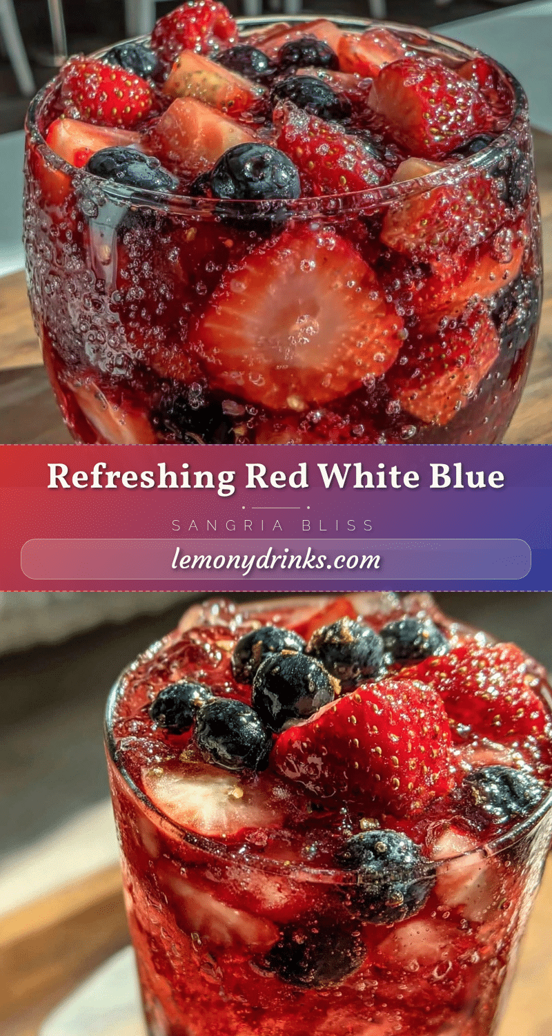 red white and blue sangria recipe