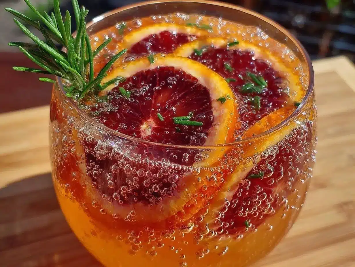 Refreshing Aperol Spritz preparation steps