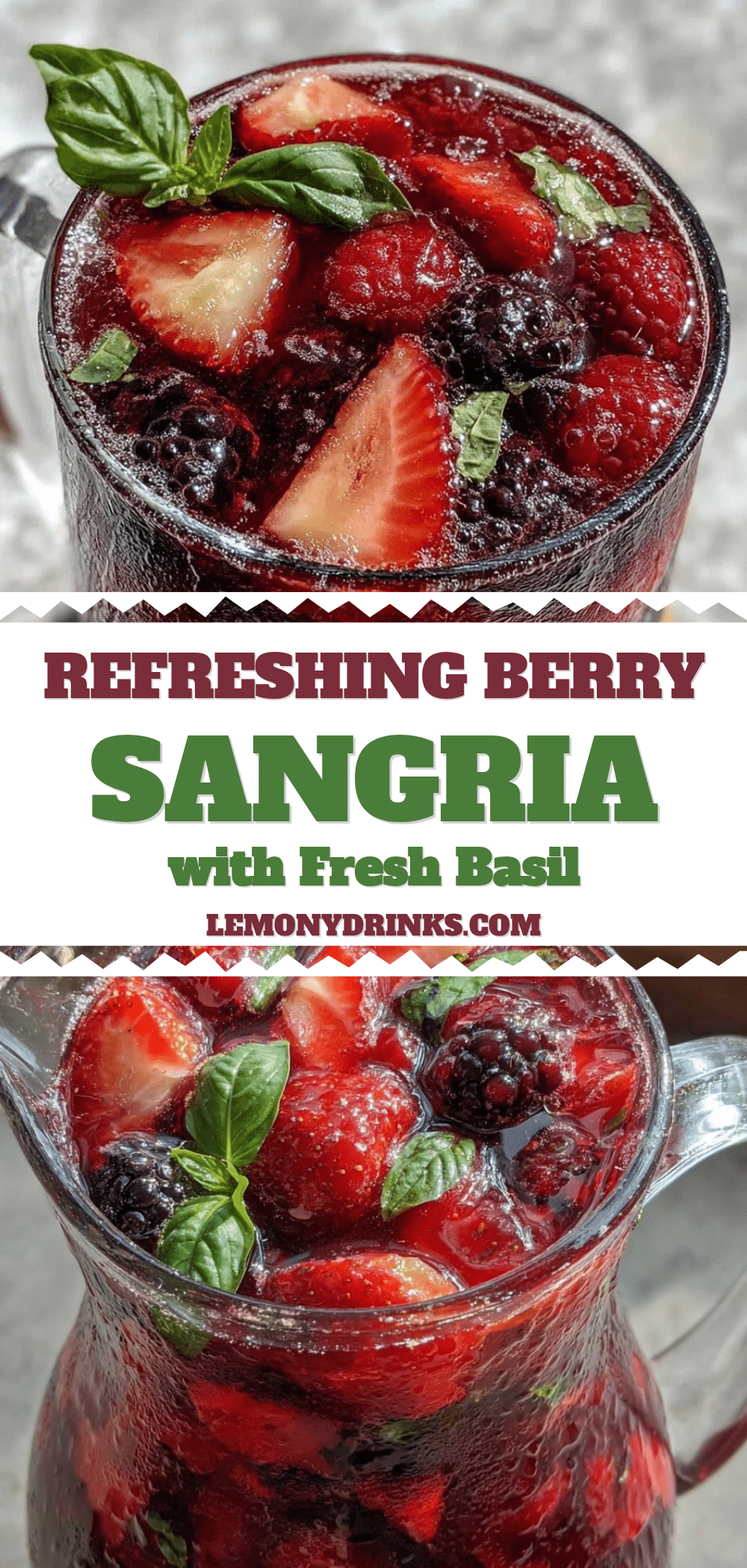 refreshing berry sangria pitcher recipe
