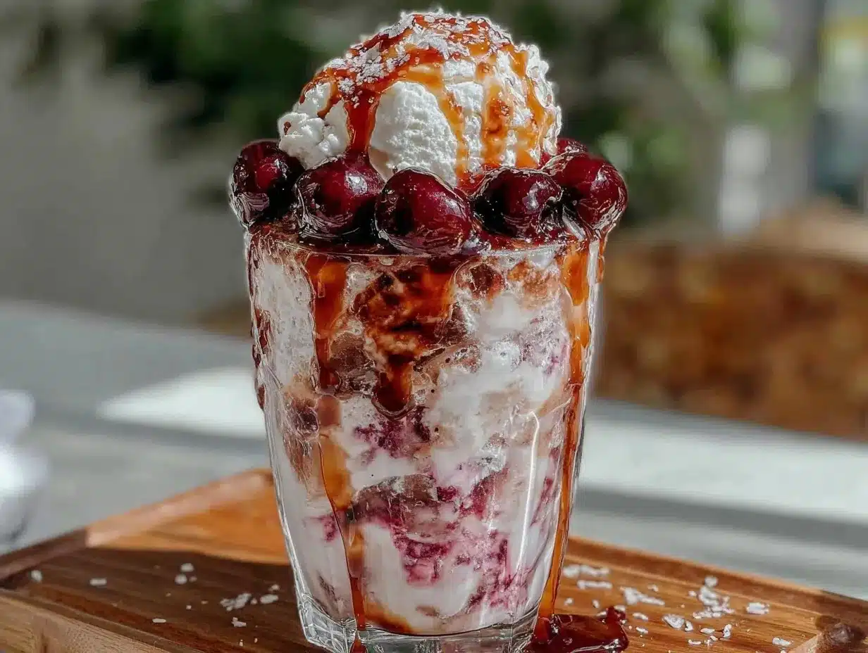 refreshing cherry vanilla cream soda float recipe preparation steps