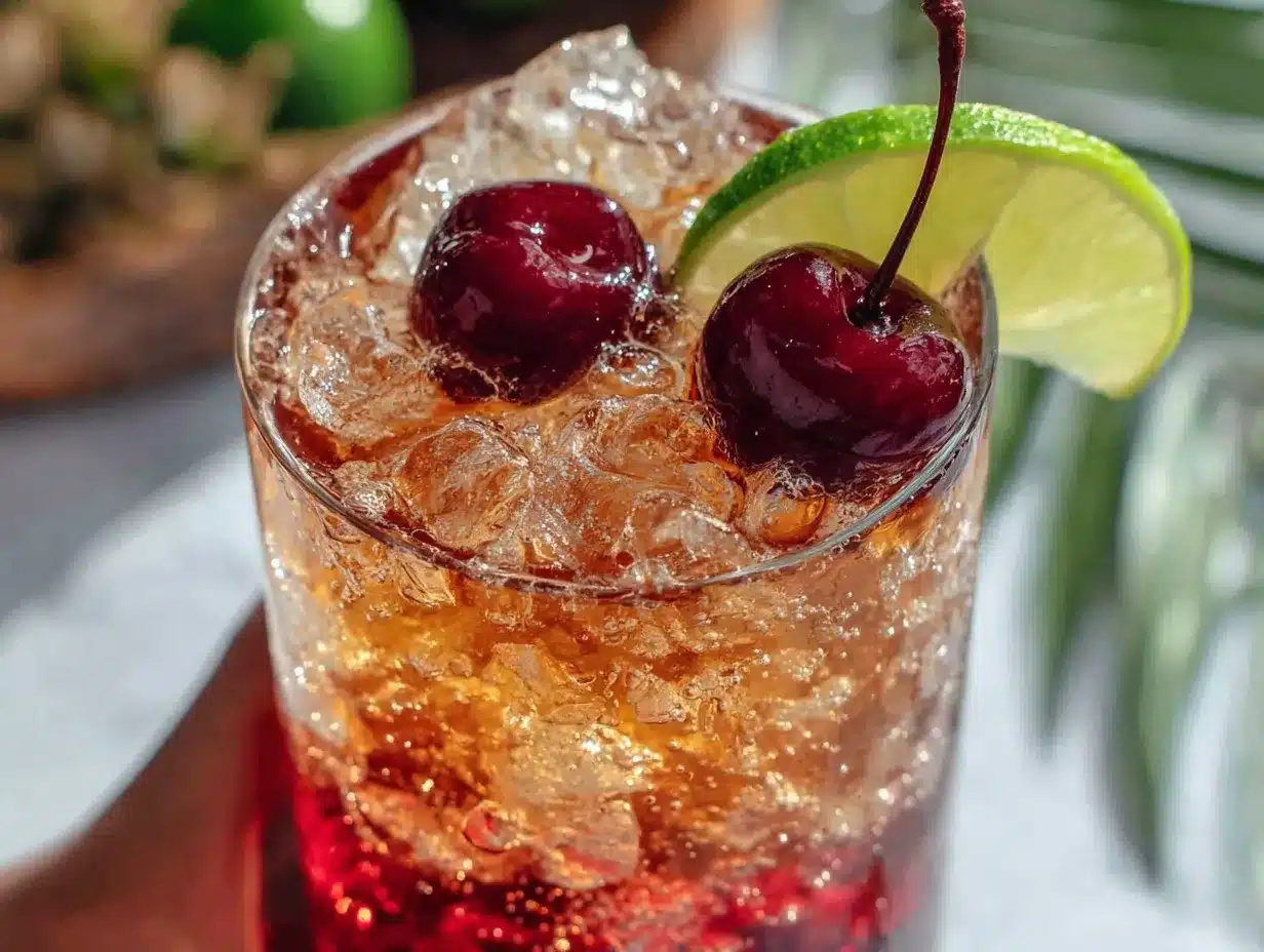Refreshing Shirley Temple preparation steps