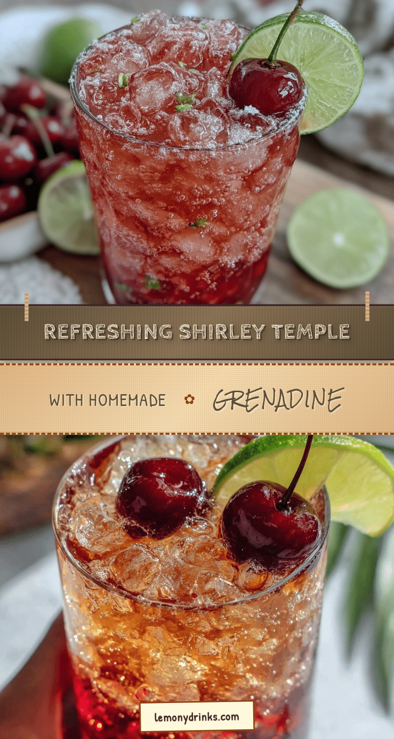 Refreshing Shirley Temple recipe