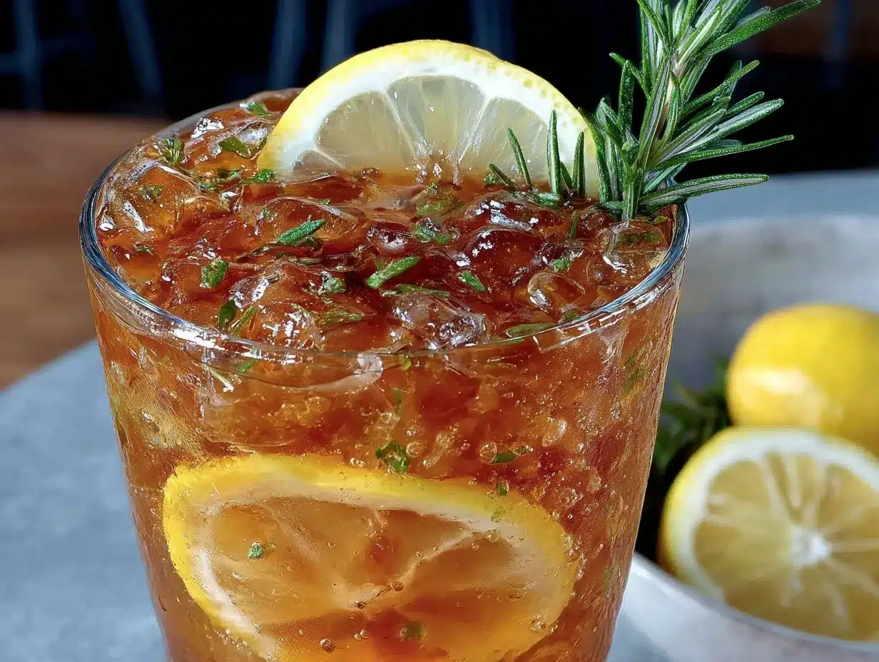 smoked bourbon lemonade preparation steps