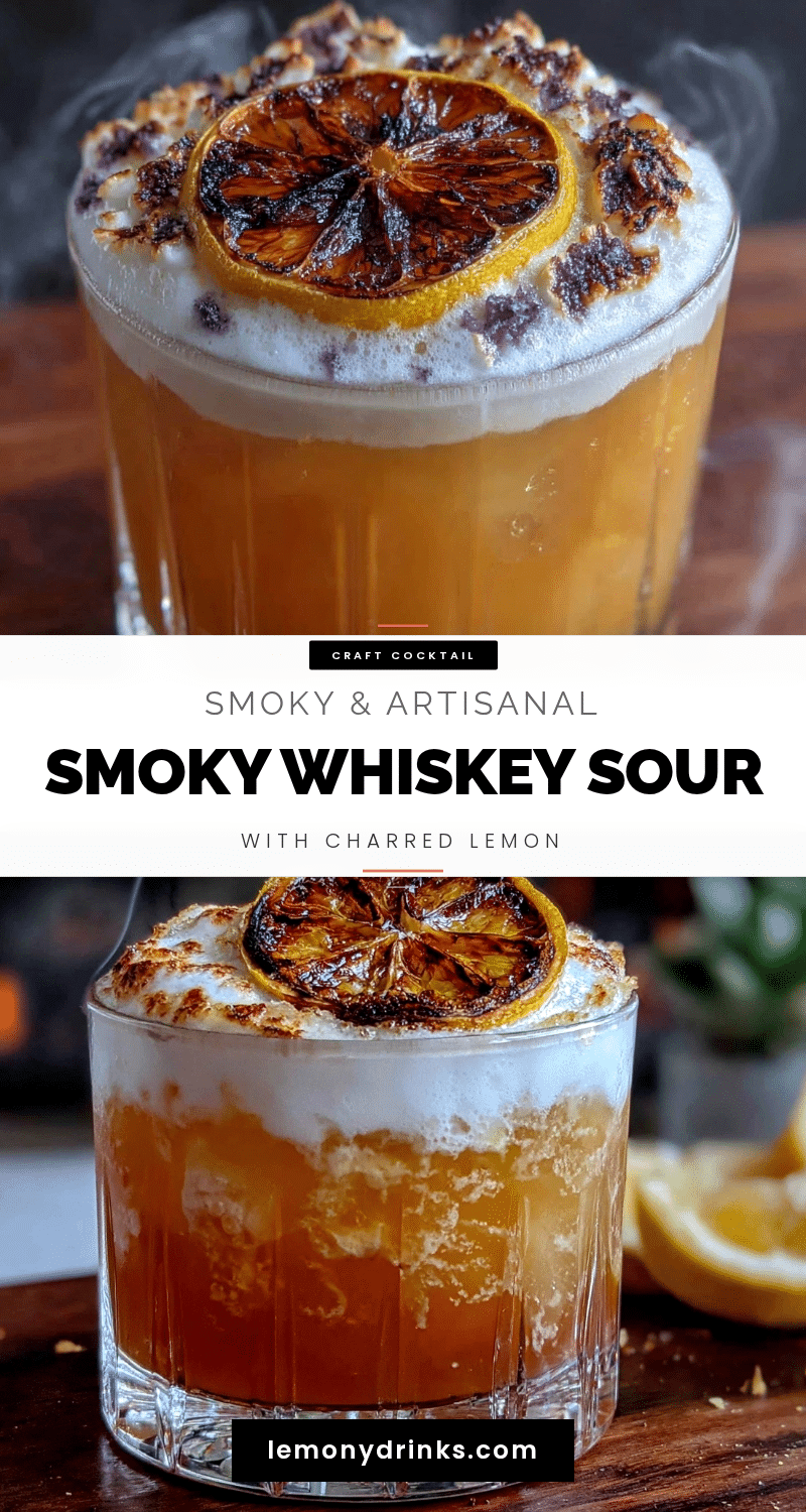 smoked whiskey sour recipe