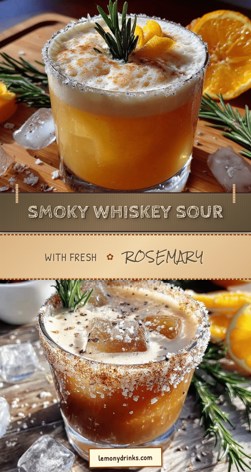smoked whiskey sour recipe