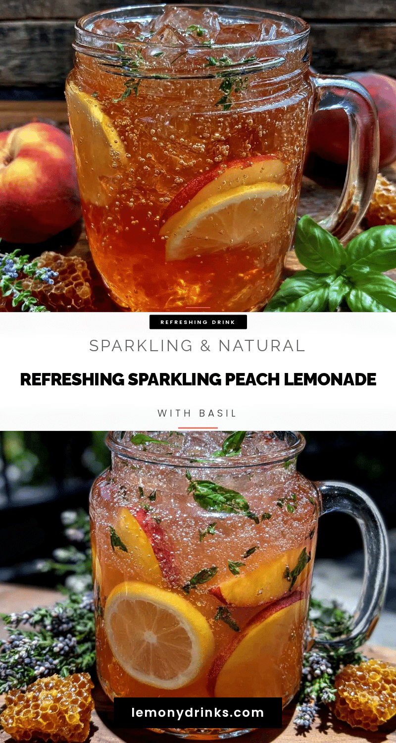 sparkling peach lemonade recipe
